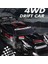 2.4ghz Işıklı 1:16 Drift Model Yedek Lastikli Uzaktan Kumandalı Drift Arabası Drag Car Yarış Arabası 1