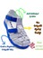 Ortopedik Erkek Çocuk Sandaleti Cayman Serisi CYM2404p Gri Saks 27 2