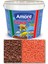 Malawi Cichlid Mix Granül 3kg Kova, Sera Discus 200GR, Granured 300GR Renklendirme Balık Yemi 1
