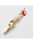 Altın Tarzı 10 gr 1 Pc Trolling G Spiral Uzun Döküm Kaşık Balıkçılık Cazibesi Er 10G 14G 21G 28G Vida Rotasyon Metal Jigbait Kırmızı Duy Payetler (Yurt Dışından) 1
