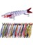 No.7 Tarzı 13.4 cm 18G Wobblers Pike Balıkçılık Lures Yapay Çok Eklemli Bölümler Yapay Sert Yem Trolling Pike Sazan Balıkçılık Araçları (Yurt Dışından) 2
