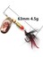 10PCS-1BOX Stili Kutu Dönen Metal Balıkçılık Lures 3g-7g Tüy Tiz Kanca Er Kaşık Trolling Sert Yemler Tuzlu Su Balıkçılık Cazibesi Seti (Yurt Dışından) 3