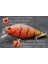 C547X39 Tarzı Wlure Crankbait Balıkçılık Cazibesi 6.5 cm 7.4g Düz Gövde Geniş Wobbler Misk Yem Yüzen Tank Test Edilmiş Sert Yem Varyant Renk (Yurt Dışından) 3