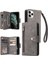 Iphone 11 Için Kılıf Pro Max Fermuar Cüzdan Kapak Kart Tutucu ile El Kayışı (Yurt Dışından) 1