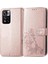 Xiaomi Redmi Not 11 Için Kılıf Pro Kapak Kapak Kısa Kayış Deri Kılıf Dört (Yurt Dışından) 1