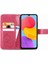 Samsung Galaxy M13 4g Flip Kapak Için Kılıf Zarif Iş Dört Yaprak (Yurt Dışından) 4
