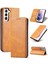 Samsung Galaxy S21 Artı Deri Kart Sahibinin ile Folio Flip Case (Yurt Dışından) 1