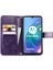 Motorola Moto G30 Deri Kılıf Kapak Kapak Kısa Kayış Zarif (Yurt Dışından) 5