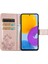 Samsung Galaxy M52 5g Dört Yapraklı Yonca Deri Kılıf Kısa Kayış (Yurt Dışından) 5