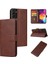 Samsung Galaxy S21 Ultra Tam Koruma Deri Folio Flip Case (Yurt Dışından) 1
