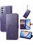 Samsung Galaxy A34 5g Zarif Iş Dört Yapraklı Yonca Flip Case (Yurt Dışından) 1