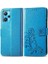 Realme 9 Pro Için Kılıf Kısa Kayış Deri Kılıf Kapak Kapak Dört Yapraklı Yonca (Yurt Dışından) 1