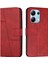 Xiaomi Redmi Için Not 13 4g Yan Toka Pu Deri Darbeye Çevir (Yurt Dışından) 1