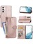 Samsung Galaxy A25 5g Kickstand Pu Deri Kayış Kartı Için Flip Case (Yurt Dışından) 1