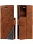 Samsung Galaxy S21 Ultra Darbeye Pu Deri Manyetik Kart Flip Case (Yurt Dışından) 3