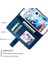IPhone 6 Için Kılıf Artı/6s Artı Manyetik Pu Deri Kart Tutucu Kickstand (Yurt Dışından) 5