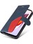 Xiaomi Redmi 11A 4g Için Kart Yuvası Standı Pu ile Iki Renkli Dikiş (Yurt Dışından) 4