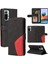 Kart Yuvası Standı Iki Renkli Pu Flip ile Xiaomi Redmi Not 10 Pro Için Kılıf (Yurt Dışından) 1