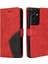 Samsung Galaxy S21 Ultra Pu Deri Flip Folio Kılıf Kickstand (Yurt Dışından) 1