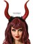 Cadılar Bayramı Halloween Kostüm Partisi Aksesuarı Boynuzlu Şeytan Malefiz Tacı & Taç - 30X28CM 4