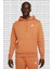 Sportswear Hoodie Fleece Orange Şardonlu Kapüşonlu Sweatshirt Orange 1