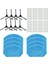 Yedek Filtre Yan Fırça Paspas Ped Seti (Yurt Dışından) 1