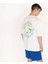Oversized Select Baskılı Erkek Beyaz T-Shirt 4
