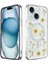 iPhone 13 Kılıf Daisy Simli Çiçek Desenli Magsafeli Kapak 1