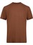 Wınson Erkek Viloft Sıfır Yaka T-Shirt Kakao 2ASWINMFBSS24 1