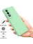 Oneplus Nord Ce4 5g Kılıf Için Slim-Fit Sıvı Silikon Koruyucu Arka Kapak, El Kayışı - Yeşil (Yurt Dışından) 2