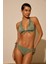 Kadın Yeşil Renkli Bağlamalı Bikini Altı 4