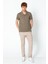 Erkek Regular Fit Salaş Düğmeli Polo Yaka Kırışmaz T-Shirt 2