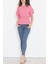 Büzgülü Bluz Pembe - 2495.555. 5