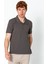 Erkek Regular Fit Salaş Düğmeli Polo Yaka Kırışmaz T-Shirt 1
