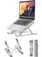 Metal Laptop Tablet Standı Tüm Modellerle Uyumlu Yükseltici Açı Ayarlı Katlanır Tablet Tutucu 1