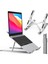 Metal Laptop Tablet Standı Tüm Modellerle Uyumlu Yükseltici Açı Ayarlı Katlanır Tablet Tutucu 2