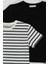 2'li Cizgili Siyah Beyaz T-Shirt 2