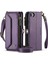 Iphone Se3 Için Crossbody Durumda/kadınlar Için Zipper Fermuar Faturaları Yuvası Cüzdan Kılıf (Yurt Dışından) 5