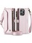 Iphone 14 Için Crossbody Durumda Pro Kart Tutucu Kılıf Cüzdan Fermuar Faturaları Yuvası (Yurt Dışından) 4
