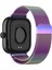 Xiaomi Mi Band 8 Pro ile Uyumlu Kordon Mıknatıslı Metal Hasır Kordon Kayış 1