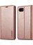 iPhone Se (2024) Için Lc.ımeeke Kılıf Çizilmeye Dayanıklı Mikrofiber Deri Manyetik Kapanan Telefon Kapağı - Pembe Altın (Yurt Dışından) 1
