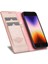 iPhone Se (2024) Için Lc.ımeeke Kılıf Çizilmeye Dayanıklı Mikrofiber Deri Manyetik Kapanan Telefon Kapağı - Pembe Altın (Yurt Dışından) 2