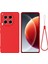 Transsion Tecno Camon 30 5g Kılıf Için Sıvı Silikon Çizilmez Astar Yumuşak Telefon Kapağı - Kırmızı (Yurt Dışından) 1