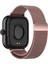 Xiaomi Mi Band 8 Pro ile Uyumlu Kordon Mıknatıslı Metal Hasır Kordon Kayış 1