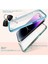 Ahastyle WE13 iPhone 14 Pro Max Için Kılıf Desen Imd Pc+Tpu Tam Koruma Kapağı Dahili Ekran Koruyucu - Turkuaz (Yurt Dışından) 2