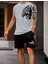 Kaplan Desenli T-Shirt ve Şort Takımı 1