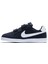 Court Royale Leather Sneaker Hakiki Deri Bantlı Çırtlı Çocuk Spor Ayakkabı Lacivert 2