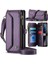 Iphone 14 Için Crossbody Durumda Pro Kart Tutucu Kılıf Cüzdan Fermuar Faturaları Yuvası (Yurt Dışından) 1