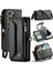 Iphone 14 Için Crossbody Durumda Pro Kart Tutucu Kılıf Cüzdan Fermuar Faturaları Yuvası (Yurt Dışından) 1