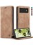 Google Piksel 6 Vintage Pu Deri Cüzdan Kılıf Için Flip Case Kart Yuvası Flip (Yurt Dışından) 1